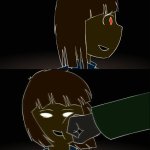 frisk getting punched