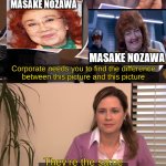 masake nozawa | MASAKE NOZAWA; MASAKE NOZAWA | image tagged in they are the same image,anime,total recall,same voice actor,dragon ball z,goku | made w/ Imgflip meme maker