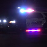 police car responding