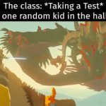 STFU, random kid! | The class: *Taking a Test*
That one random kid in the hallway: | image tagged in gifs,memes,funny,kid | made w/ Imgflip video-to-gif maker