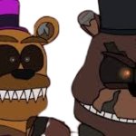 Nightmare freddy and nightmare ffredbear