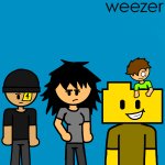 Weezer but drawn by someone else meme