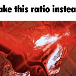 RATIO FLASH! meme