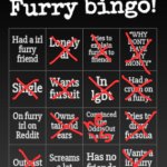 anyone else | ALMOST A BLACKOUT; LOL | image tagged in furry bingo | made w/ Imgflip meme maker