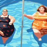 2 Fat Women In Pool