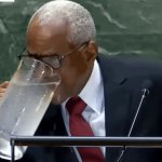 UN secretary general thirsty