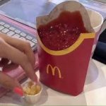 McKetchup side with fries dip