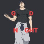 Toji night night meme