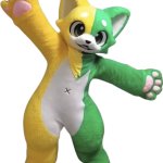 Lemon-Lime Kemono Fursuit(Transparent)