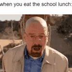 *posts meme knowing damn well a potato will get more attention* | when you eat the school lunch: | image tagged in gifs,front page,school lunch,relatable,barf,oh wow are you actually reading these tags | made w/ Imgflip video-to-gif maker