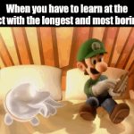 Zzzzzzz | When you have to learn at the subject with the longest and most boring info | image tagged in gifs,relatable | made w/ Imgflip video-to-gif maker