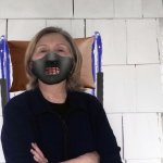 Hillary Clinton as Hannibal Lecter