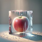 frozen apple