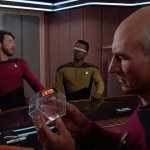 Riker, Geordi, Picard