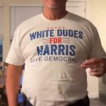 White dudes who can't dance support Kamala Harris