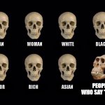 empty skulls of truth | PEOPLE WHO SAY "YOLO" | image tagged in empty skulls of truth,true story,islam,christianity,judaism,religion | made w/ Imgflip meme maker