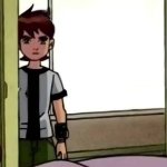 Ben 10 standing near door