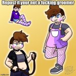repost if you're not a groomer