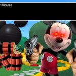 Mickey Mouse with guns