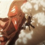 AOT Eren VS Colossal Titan