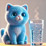 blue cat