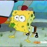 SpongeBob grass eater meme