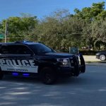 police car responding