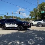 police car responding
