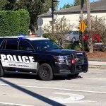 police car responding