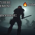 Madnez1shere Announcement (2024 oct) meme