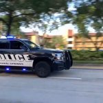 police car responding