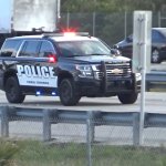 police car responding