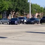 police car responding