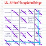 Hmmmm we are very similar indeed | image tagged in lil_kitten11's updated bingo | made w/ Imgflip meme maker