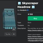 Roblox Skyscraper Headrow template