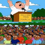 Peter griffin protests protest