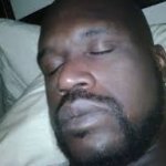 Shaq Sleeping