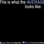 This is what the average x looks like meme