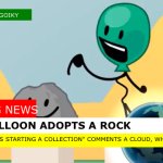 Local balloon adopts a rock meme