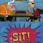 Spongebob Sit