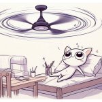 An Cat for Ceiling Fan template