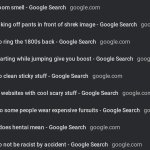 Search history meme