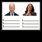 3 things Biden/Harris did to make your life better meme