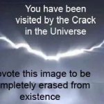 Crack in the universe meme