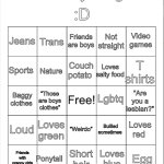 Tomboy bingo meme