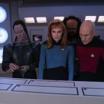 Cardassian, Crusher, Nu'Daq, Picard