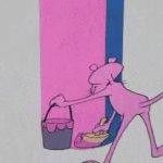 pink panther GIF Template