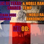 Republic of Texas @ Noble Range Shared temp