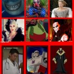 The Walt Disney Company Horror Movies and TV Shows Villains 13