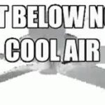 Chat below gets cool air meme